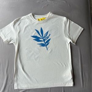 Off-White Kids White and Blue Short Sleeve Tee